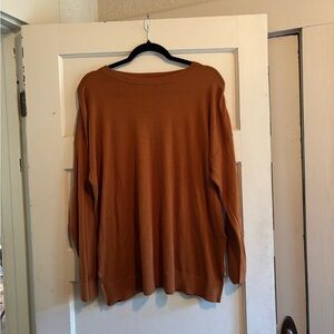 H&M Warm Brown Knit Top
